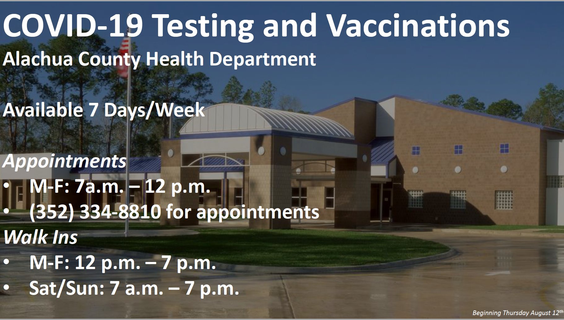 covid-19 testing alachua county health department