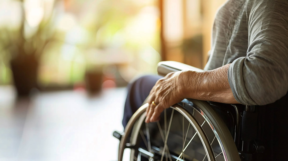 Home Person in wheelchair